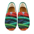 Colorful Yarn Print Casual Shoes