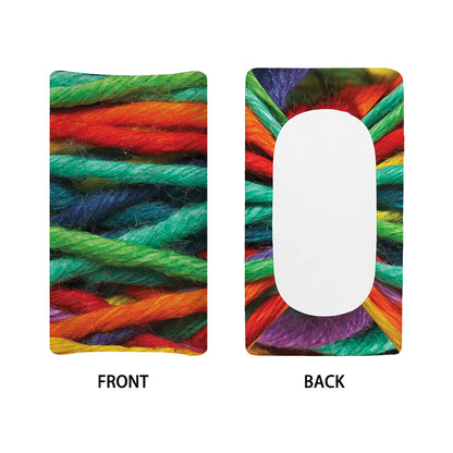 Colorful Yarn Print Changing Pad Cover