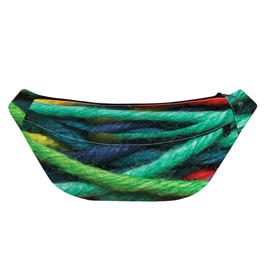Colorful Yarn Print Fanny Pack