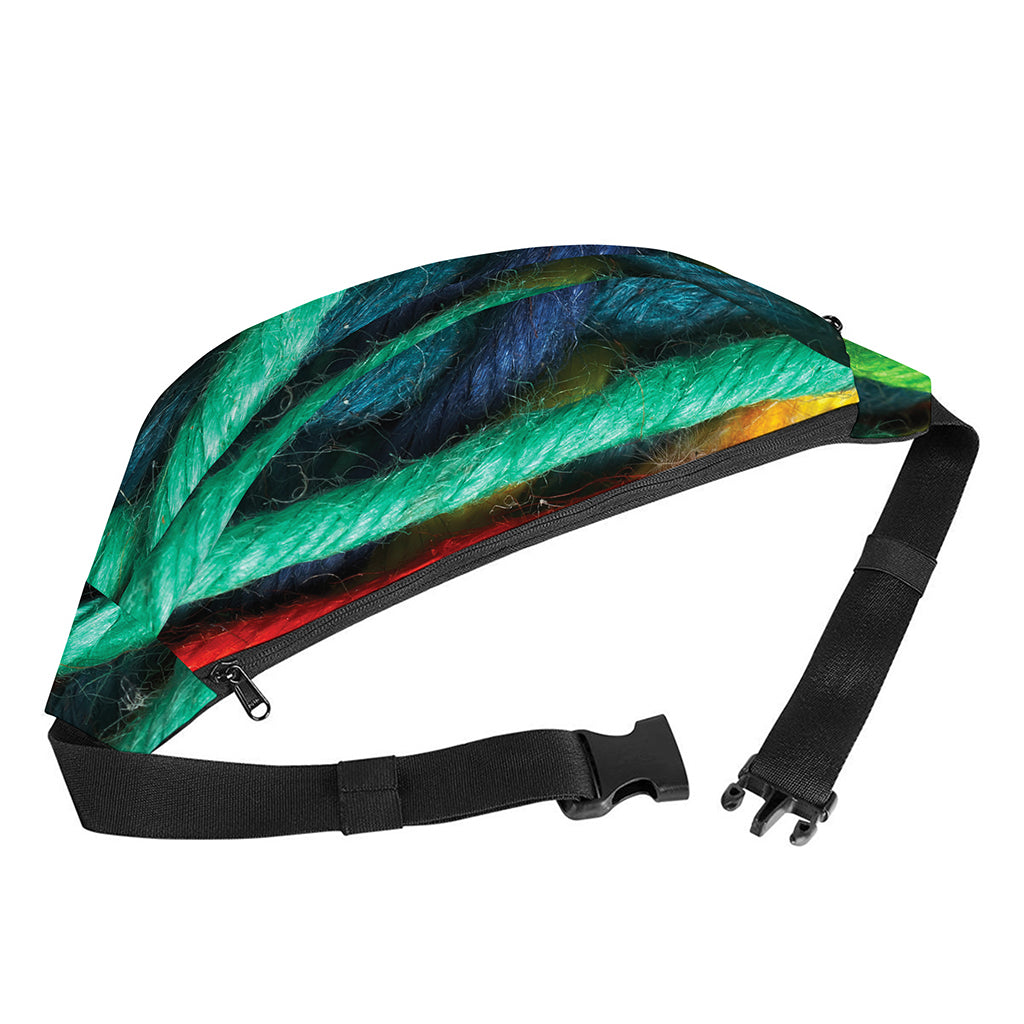 Colorful Yarn Print Fanny Pack