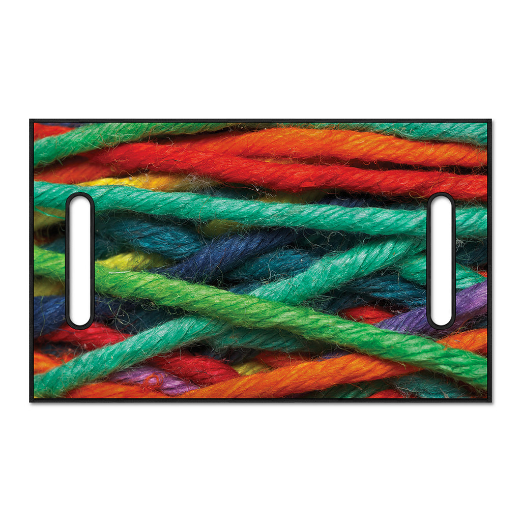 Colorful Yarn Print Golf Cart Seat Cover