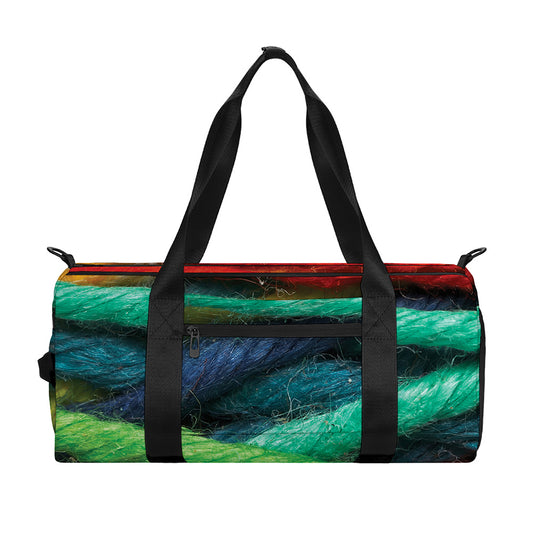 Colorful Yarn Print Gym Bag
