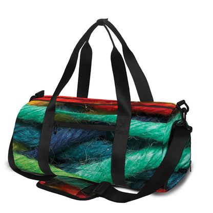 Colorful Yarn Print Gym Bag