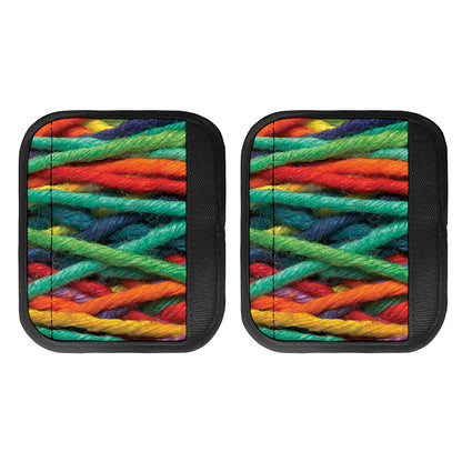 Colorful Yarn Print Handle Covers
