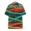 Colorful Yarn Print Hawaiian Shirt