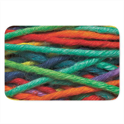 Colorful Yarn Print Indoor Door Mat
