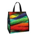Colorful Yarn Print Insulated Lunch Tote