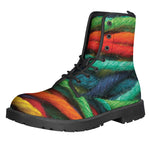 Colorful Yarn Print Backpack