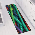 Colorful Yarn Print Long Kitchen Mat