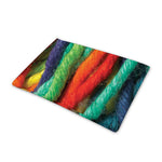 Colorful Yarn Print Pet Cooling Mat Cover