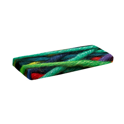 Colorful Yarn Print Piano Keyboard Cover