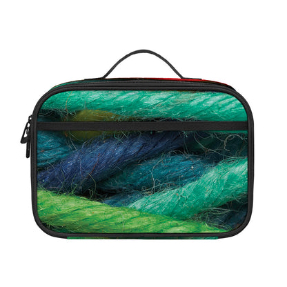Colorful Yarn Print Portable Lunch Bag