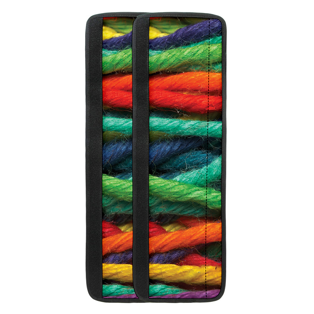 Colorful Yarn Print Refrigerator Handle Covers