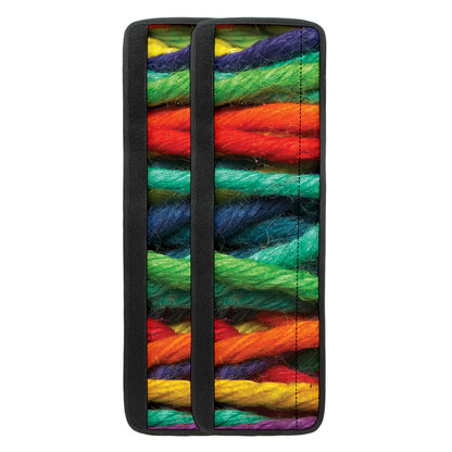Colorful Yarn Print Refrigerator Handle Covers