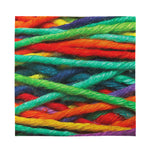 Colorful Yarn Print Silk Bandana