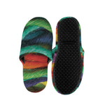 Colorful Yarn Print Slippers