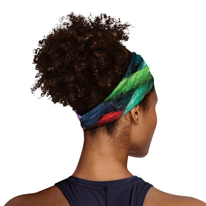 Colorful Yarn Print Sports Headband