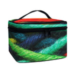 Colorful Yarn Print Travel Makeup Bag