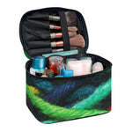 Colorful Yarn Print Travel Makeup Bag