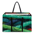Colorful Yarn Print Utility Tote Bag