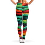 Colorful Yarn Print Women's Leggings
