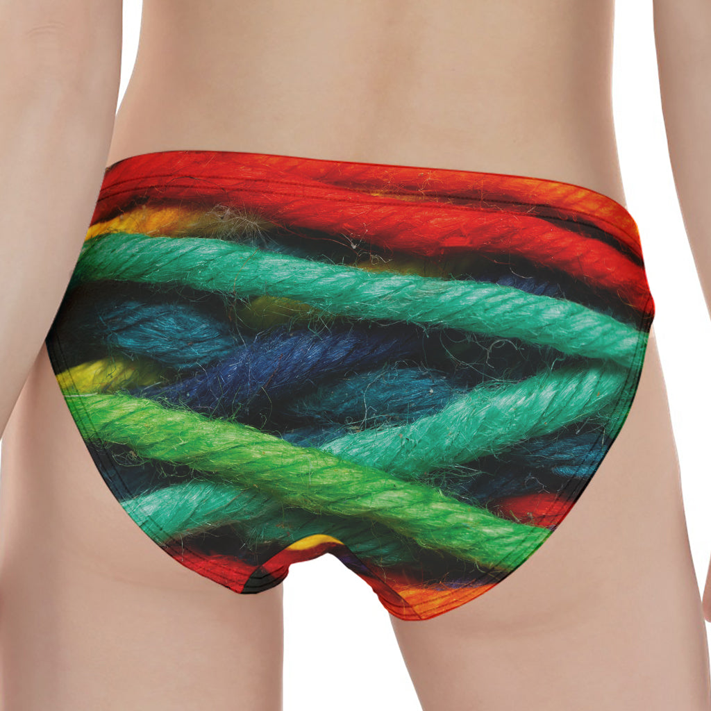 Colorful Yarn Print Women's Panties