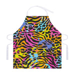 Colorful Zebra Leopard Pattern Print Adjustable Apron