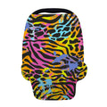 Colorful Zebra Leopard Pattern Print Baby Seat Cover