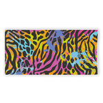 Colorful Zebra Leopard Pattern Print Beach Towel