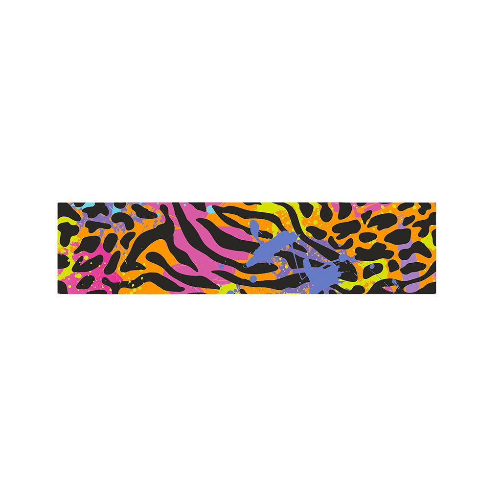 Colorful Zebra Leopard Pattern Print Bed Runner
