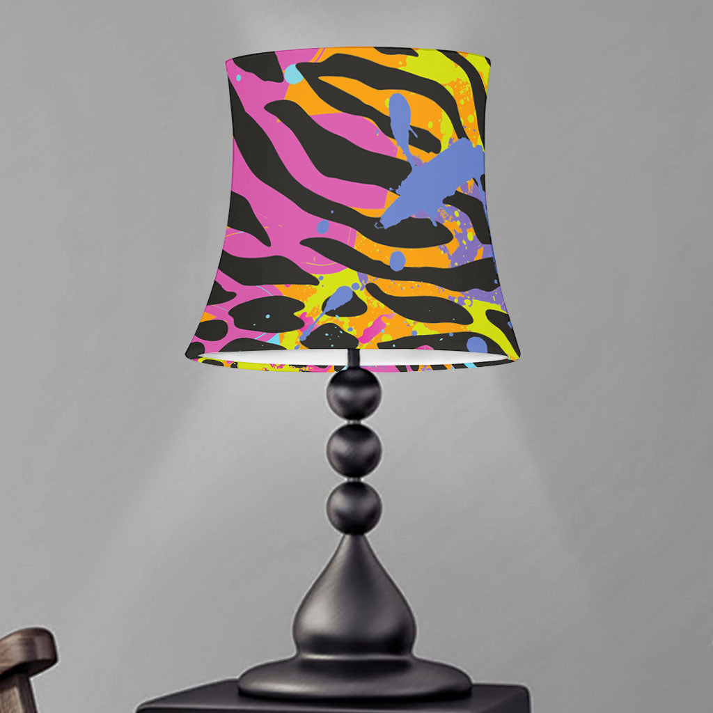 Colorful Zebra Leopard Pattern Print Bell Lamp Shade