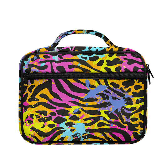 Colorful Zebra Leopard Pattern Print Briefcase Bible Bag