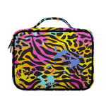 Colorful Zebra Leopard Pattern Print Briefcase Bible Bag