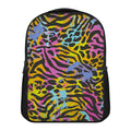 Colorful Zebra Leopard Pattern Print Casual Backpack
