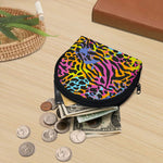 Colorful Zebra Leopard Pattern Print Coin Purse