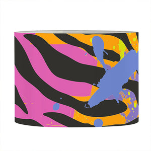 Colorful Zebra Leopard Pattern Print Drum Lamp Shade