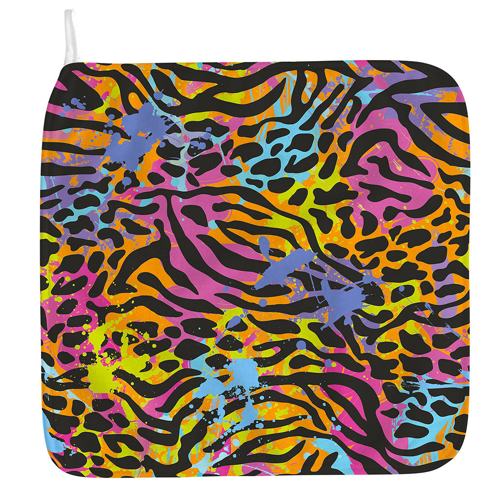 Colorful Zebra Leopard Pattern Print Hand Towel