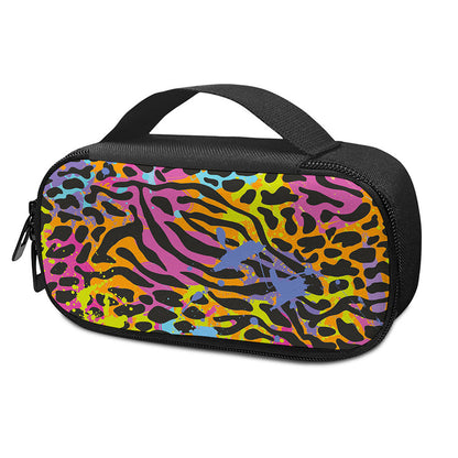 Colorful Zebra Leopard Pattern Print Insulin Cooler Travel Case