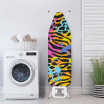 Colorful Zebra Leopard Pattern Print Ironing Board Cover