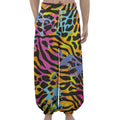 Colorful Zebra Leopard Pattern Print Lantern Pants