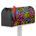 Colorful Zebra Leopard Pattern Print Mailbox Cover