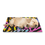 Colorful Zebra Leopard Pattern Print Pet Cooling Mat Cover