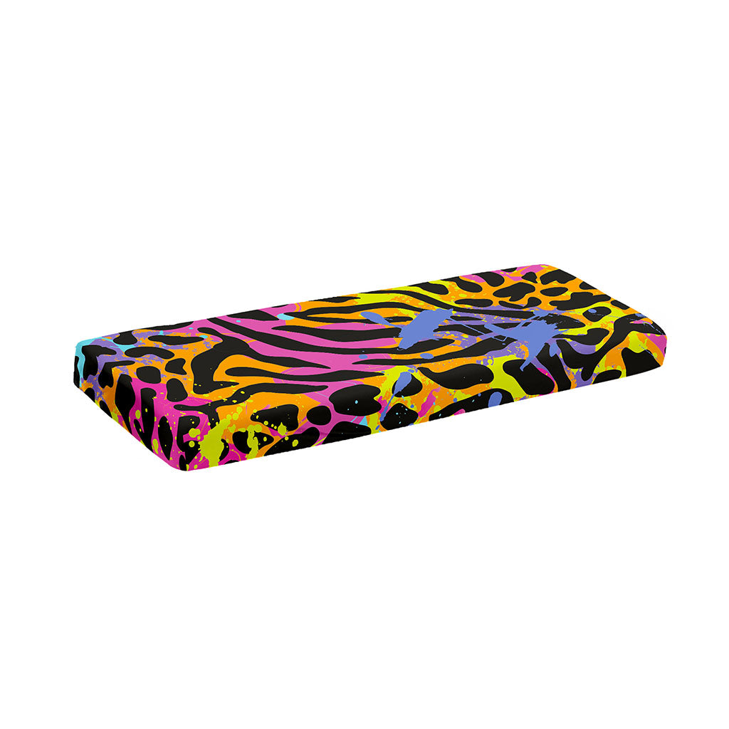 Colorful Zebra Leopard Pattern Print Piano Keyboard Cover