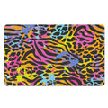 Colorful Zebra Leopard Pattern Print Polyester Doormat