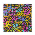 Colorful Zebra Leopard Pattern Print Silk Bandana