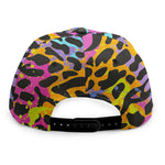Colorful Zebra Leopard Pattern Print Snapback Cap