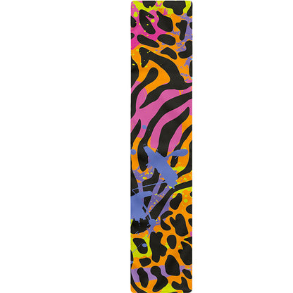 Colorful Zebra Leopard Pattern Print Table Runner