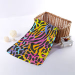 Colorful Zebra Leopard Pattern Print Towel