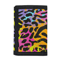 Colorful Zebra Leopard Pattern Print Trifold Wallet