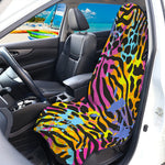 Colorful Zebra Leopard Pattern Print Waterproof Car Seat Cover